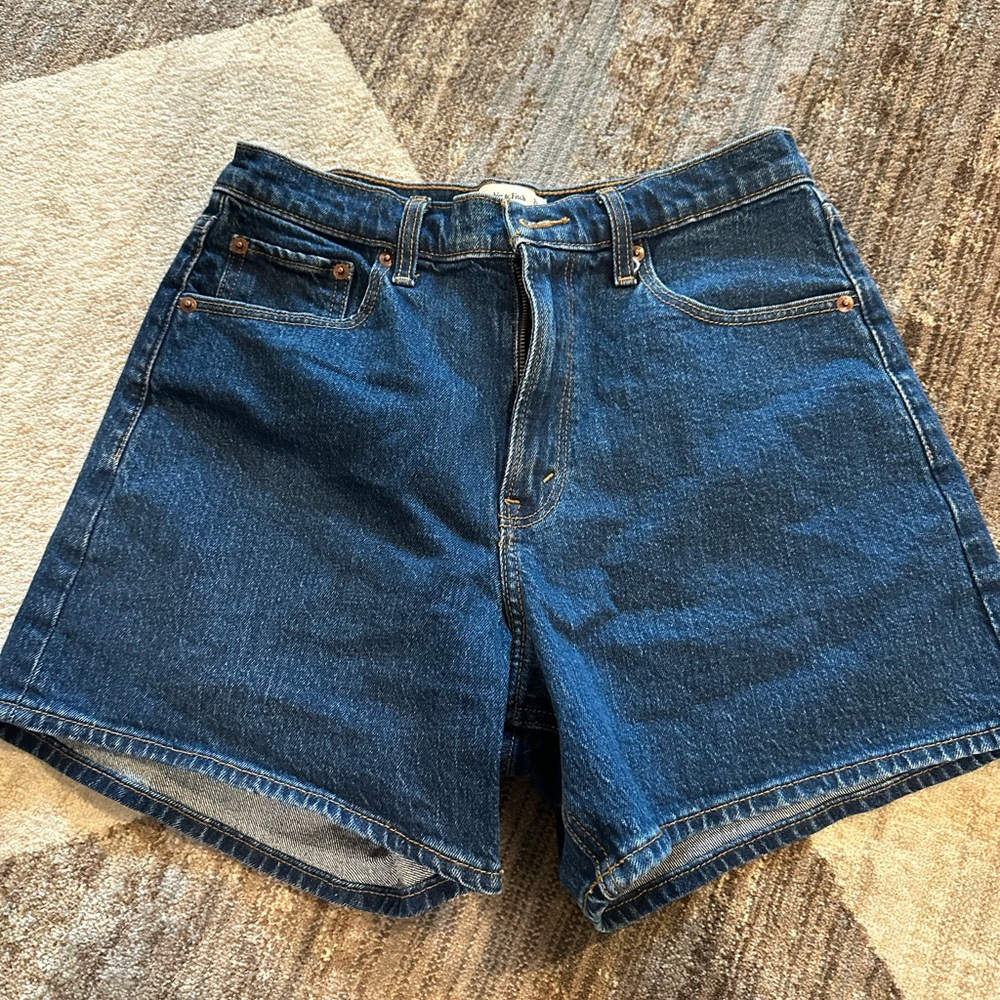 Abercrombie & Fitch Dark Wash High Rise Denim